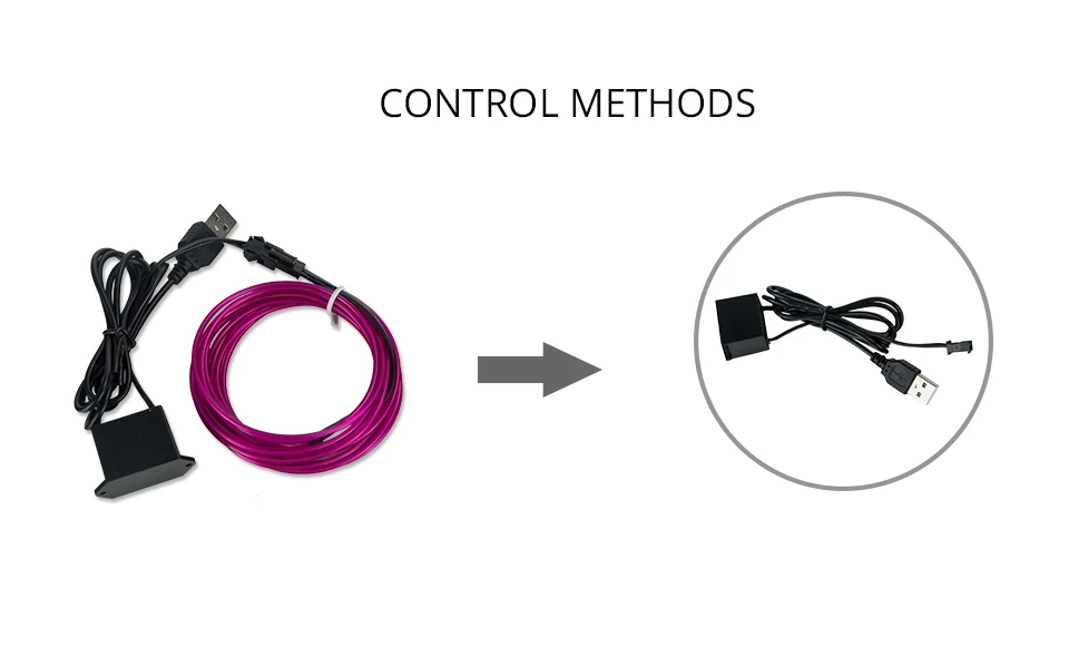 VooVoo 5M 10 Colors Car Styling DIY EL Cold Line Flexible Interior Decoration Moulding Trim Strips Light For Motorcycle and Cars_01 (7)