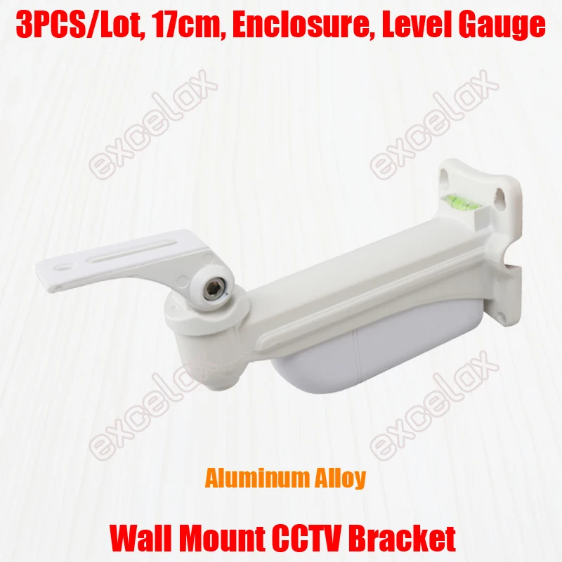 3 шт./партия, датчик уровня, кабельный корпус 17~ 20 см, крепление на стену из алюминиевого сплава, кронштейн, поддержка зума-бокса, цилиндрическая камера видеонаблюдения