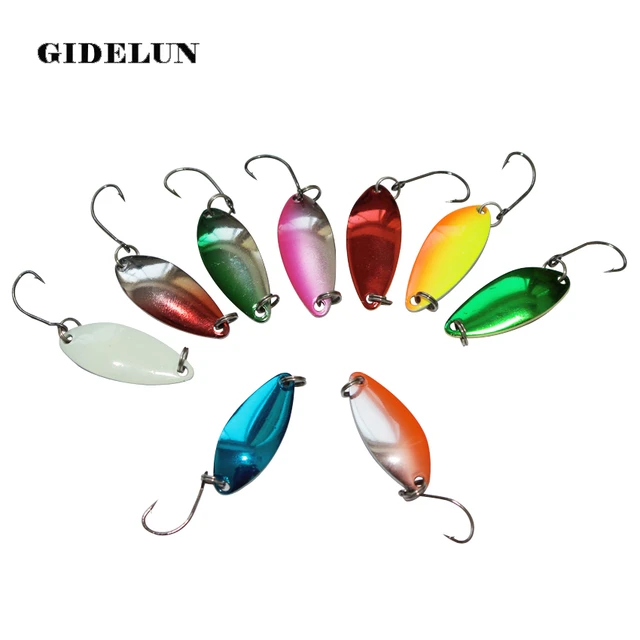 Hot sale 3.2cm 3.6g artificial spoon lures hard bait spinner bait