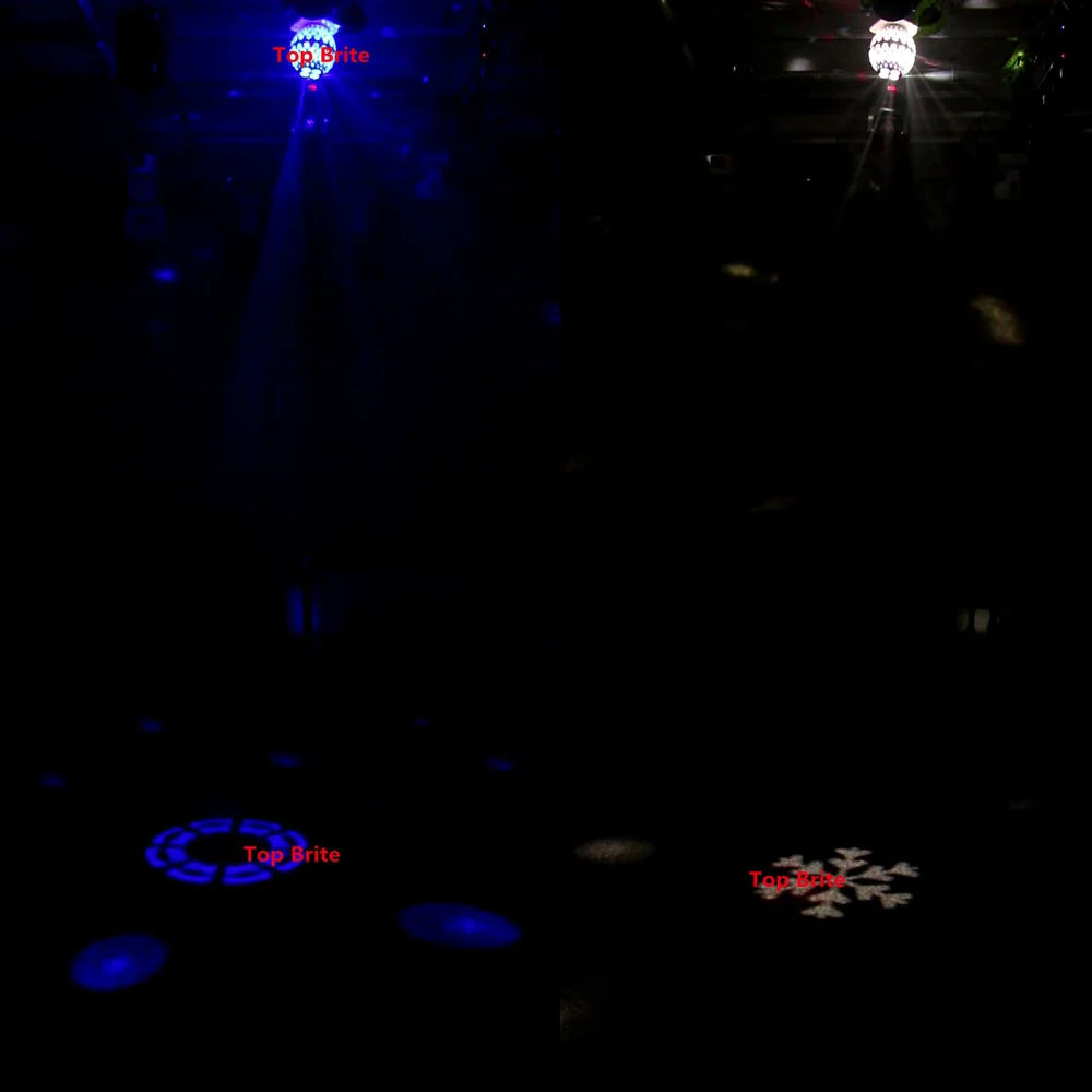 DJ пульт дистанционного управления освещением RGBW черехцветные светодиоды хрустальный магический шар сценические огни 10 м диапазон