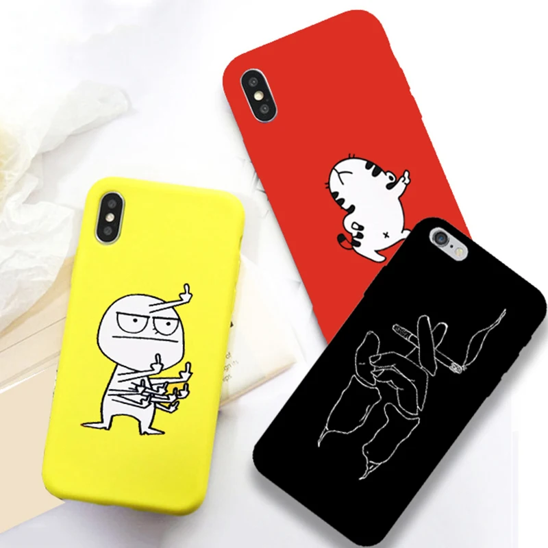 

7 8 Plus 3D Relief Phone Case For iPhone X XR XS Max 6 6s 5 5s SE Cover Case Fashion Cute Cartoon Love Heart Soft TPU Black Capa