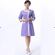 Новое поступление! Красота униформа для салона летний костюм больничной медсестры короткий рукав косметолога