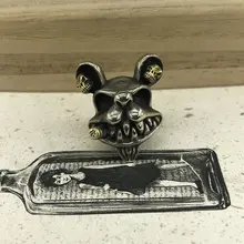 EDC инструменты латунный нож бусины латунный злой шнурок с Микки Маусом шарик Паракорд нож инструмент кулон#91