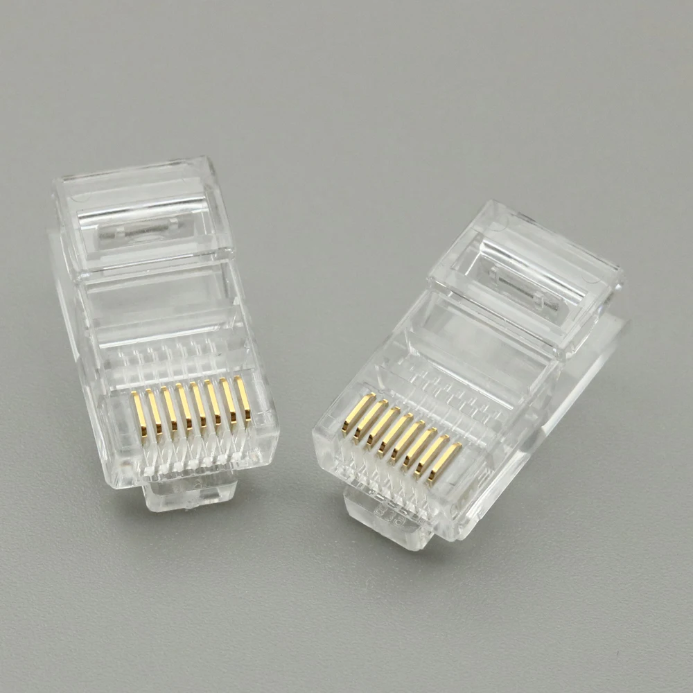 Xintylink EZ rj45 разъем rj45 разъем cat5 cat5e сетевой 8P8C неэкранированный utp ethernet модульные терминалы 100 шт. 50 шт