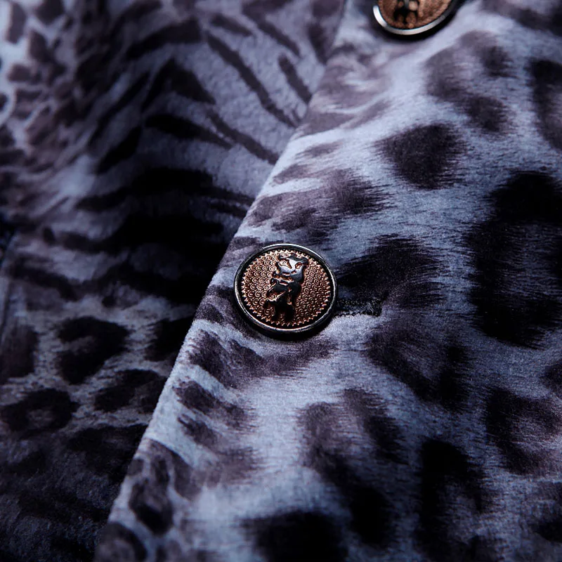PAULKONTE 2019 New Leopard Print Mostly Male Blazer Suit Top High Quality Nightclub Party Wedding Slim Fit Man's Jacket PAULKONTE 2019 New Leopard Print Mostly Male Blazer Suit Top High Quality Nightclub Party Wedding Slim Fit Man's Jacket