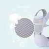 Portabebés ergonómico de algodón 360 de cuatro posiciones, mochila infantil para niños de 0 a 36 meses, portabebés con tirantes ► Foto 3/6