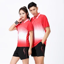 Спортивный бадминтон одежда наборы Для женщин/Для мужчин, настольный теннис одежда, спортивных теннисная одежда quick dry спортивная одежда 8811
