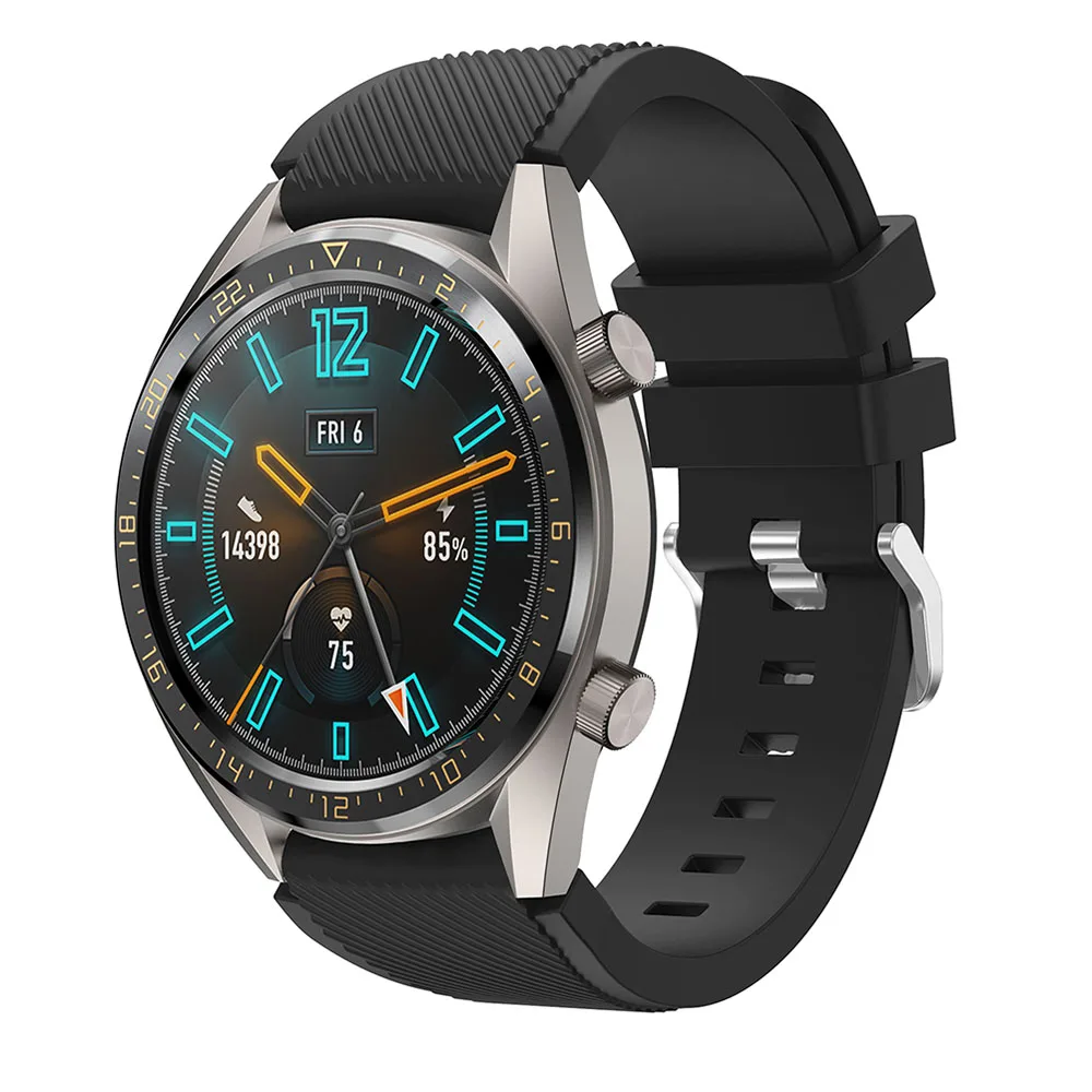 Voor Huawei Horloge Gt 2 46Mm Smart Horloge Band Vervangen Polsband 22Mm Siliconen Armband Voor Huawei Horloge Gt 46 42Mm Actieve AliExpress