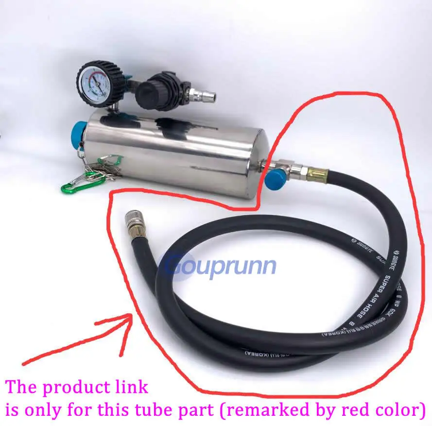 

Big Sales! Quick coupler and oil outlet pipe only tube for GX100/C100 Non-Dismantle Fuel System Injector Cleaner