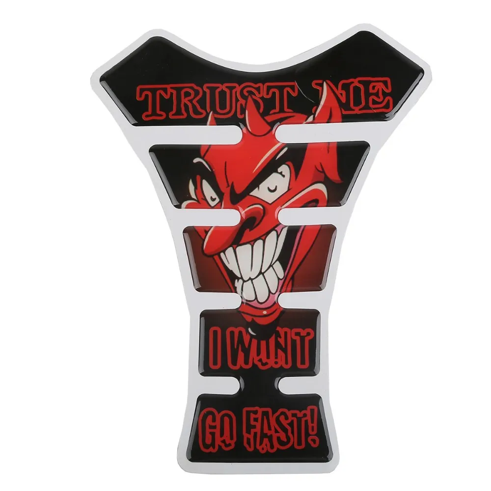 3D Funny Motorcycle Fish Bone Sticker Decal Universal For Honda Yamaha