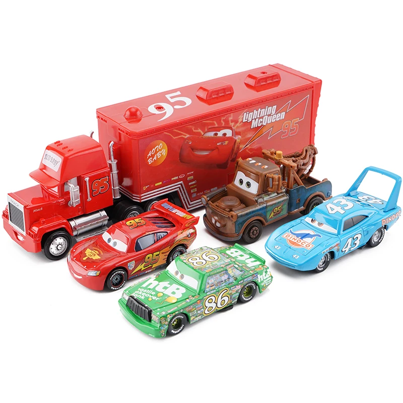 Disney Pixar Cars 2 3 Lightning McQueen набор Джексон Сторм Круз Рамирес 1:55 Литой Сплав автомобиль
