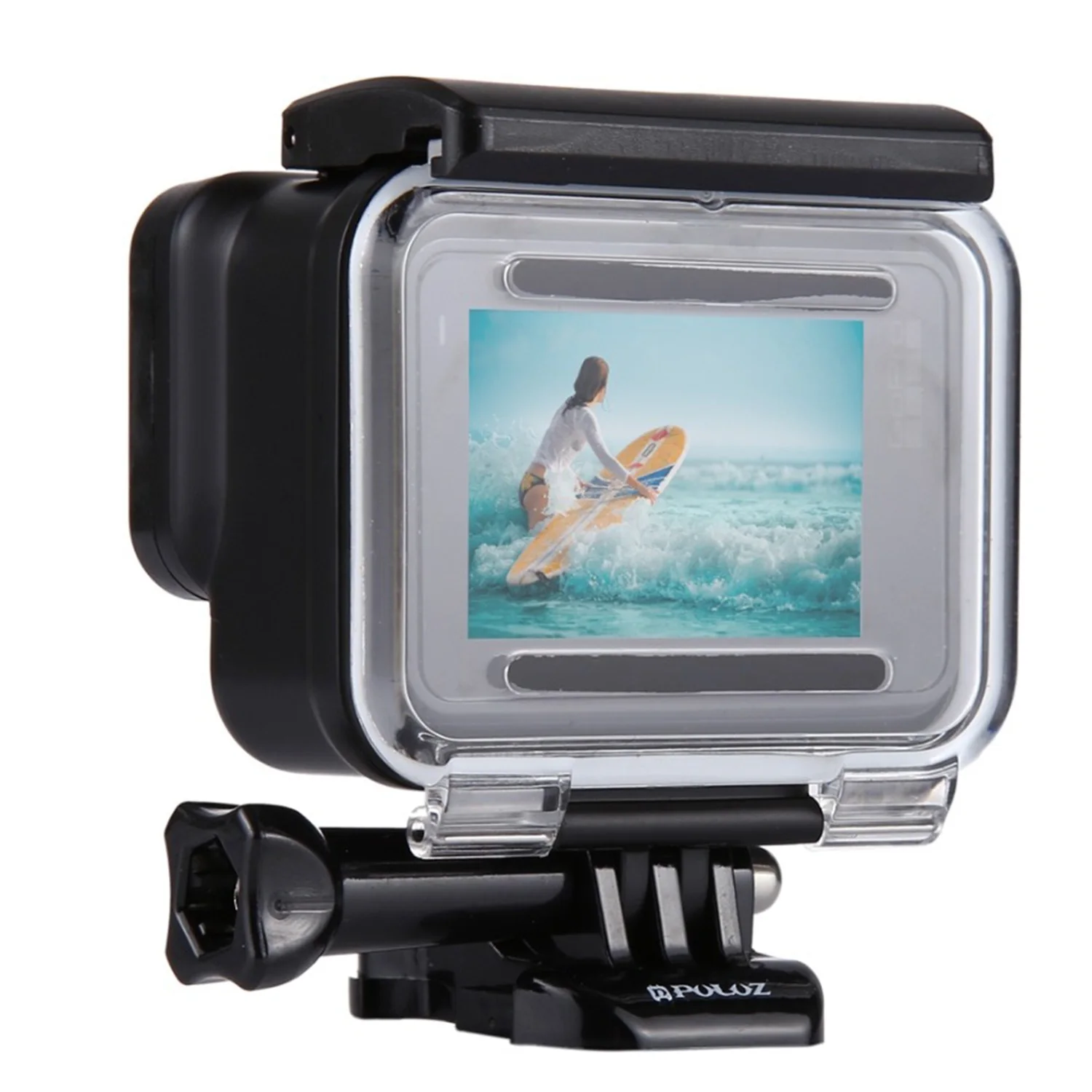 Puluz 2 в 1 для Hero 7 Black New Hero 2018/Hero 6/5 задняя крышка + 30 м водонепроницаемый корпус защитный чехол и пряжка базовое крепление