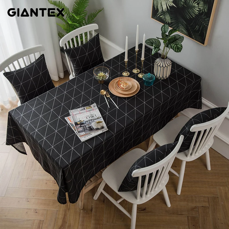  GIANTEX Decorative Table Cloth Tablecloth Rectangular Tablecloths Dining Table Cover Obrus Tafelkle
