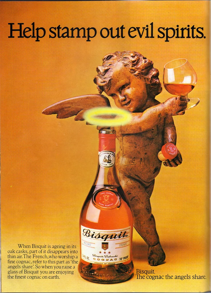 Пару постеров старой рекламы алкоголя. Коньяк Hinе.