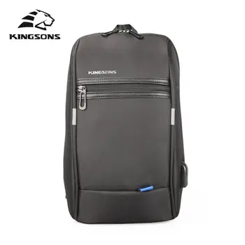 

Kingsons Chest Bag Men's Crossbody Bag Small For Men For Single Shoulder Strap Bags