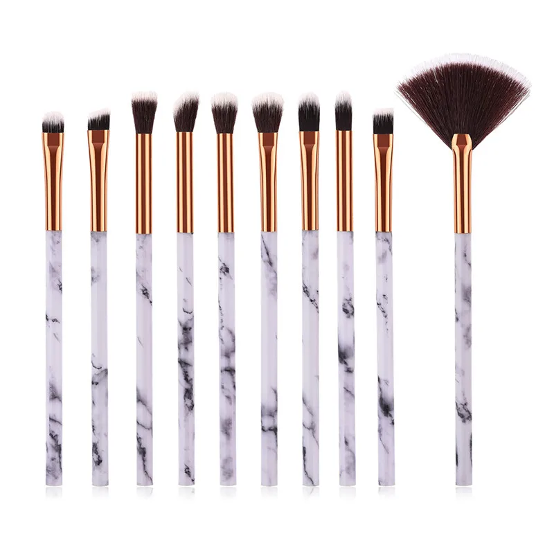 

1/4/10 pcs/set Professional Soft Women Beauty Marble Texture Marbling Makeup Mini Eyeshadow Cosmetics Brush