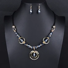 Популярные в стиле панк подвесные Геометрические Квадратные акриловые ювелирные наборы для женщин кожаный черный веревочный ожерелье серьги вечерние подарок на свадьбу