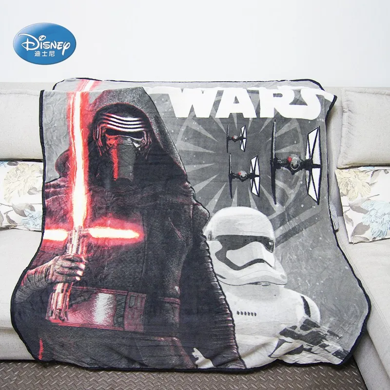 Распродажа Disney Heros черное плюшевое одеяло в стиле Звездных войн Флисовое пледы