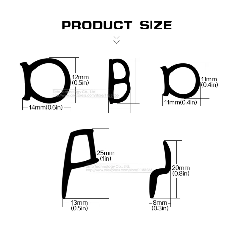 2 метра Z D P B Тип 3 м клейкое автомобильное резиновое уплотнение звукоизоляция двери автомобиля уплотнительная полоса уплотнитель края отделка шумоизоляция