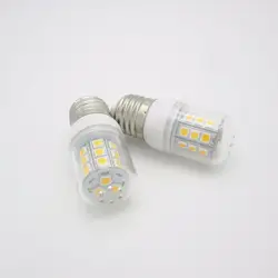 10-30VDC E27 светодиодные лампы 3.5 Вт 24LED лампы кукурузы свечки 12VDC 24VDC низкого напряжения лампы теплый белый 3000 К чистый белый 6000 К 50 шт./лот