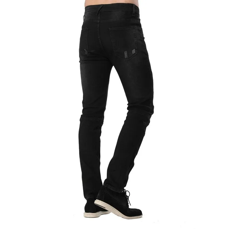 Мужские джинсы мотоциклетные байкерские дизайнерские модные джинсы для мужчин хип-хоп джинсы H0297