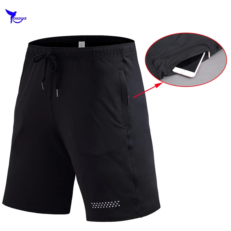

Quick Dry Breathable Men Running Shorts With Pocket Mens Gym Sport Shorts Fitness Sportswear Clothing Jogging Short Pant legging