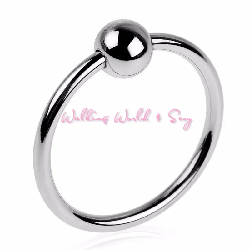 3 Size Stainless Steel Glans Ring With Beads Male Sperm Locking Ring Sex Toys For Men Chastity Device Peins Ring Delay Cockring (5)
