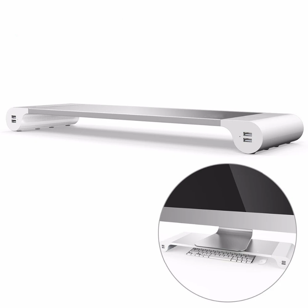Алюминиевая Подставка для ноутбука подставка монитора Для iMac Space Bar с клавиатурой