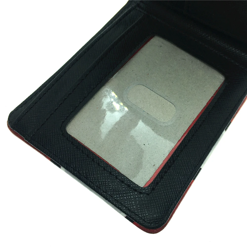 Горячий Biohazard RE:2 Pu короткий кошелек на молнии карман двойные фото держатель для