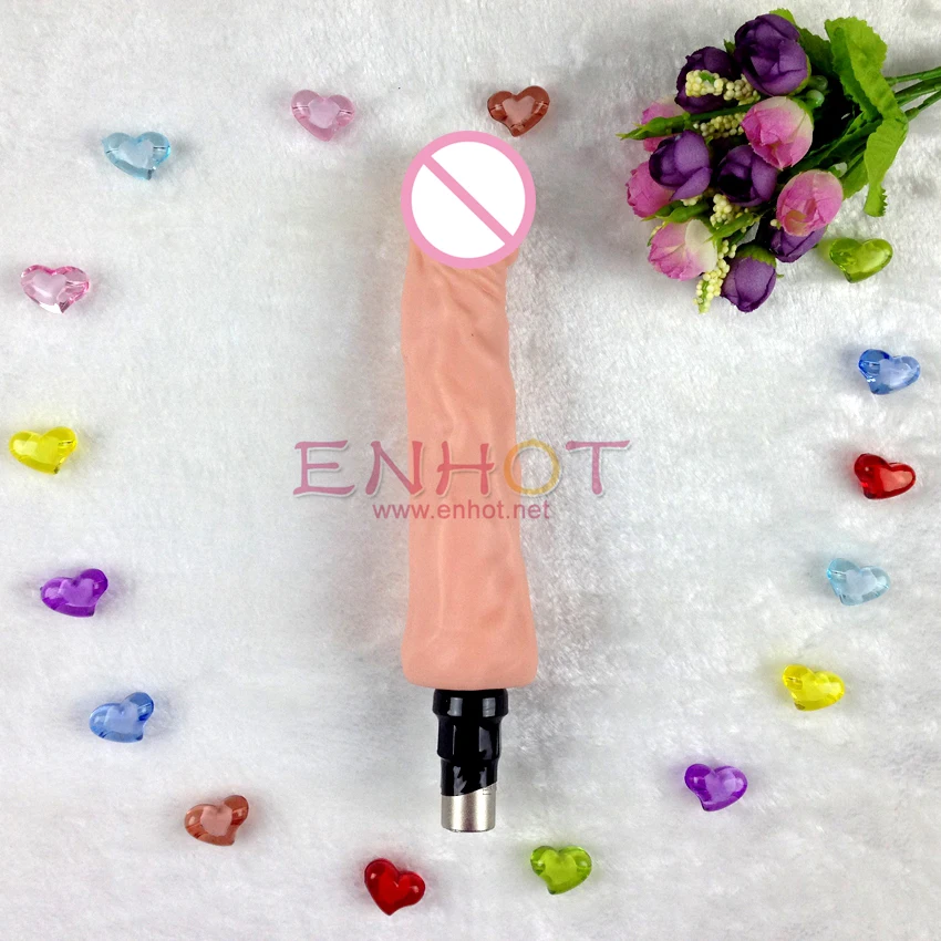 big size soft dildo with high-elastic keel Sex machine attachment sex toy simulation dildo for love machine ENHOT-C-33