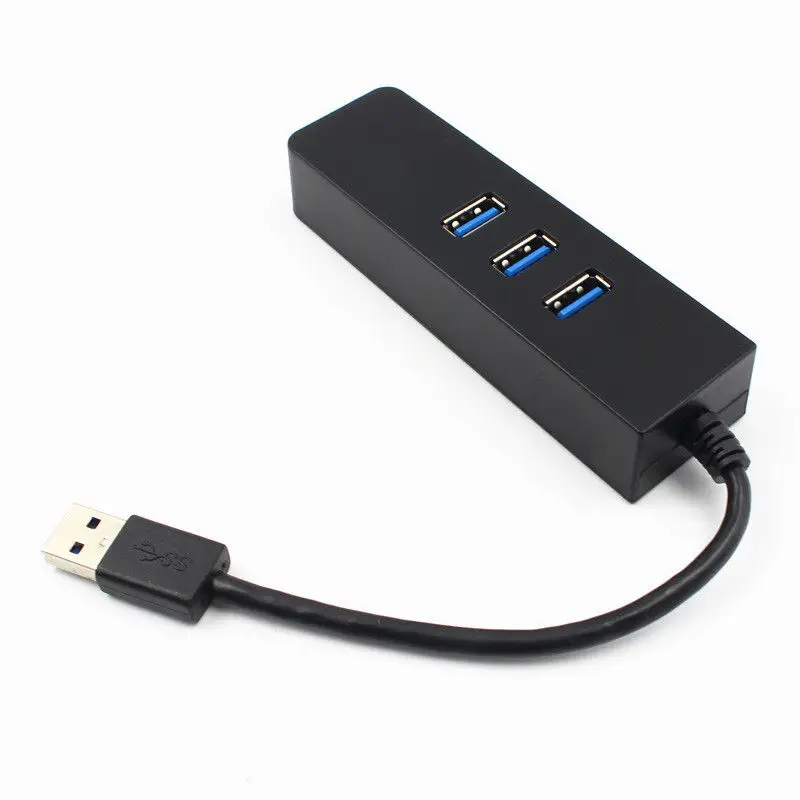 3 порта USB 3,0 Ethernet Lan RJ45 сетевой адаптер концентратор до 100 Мбит/с для ПК RF