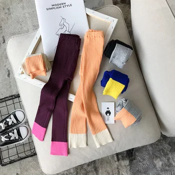 

Baby Girls Warm Knitted Leggings Kids Winter Pants for Girl Toddler Cute Children Boys Sweater Pants Infant Cotton Trousers 2-7T
