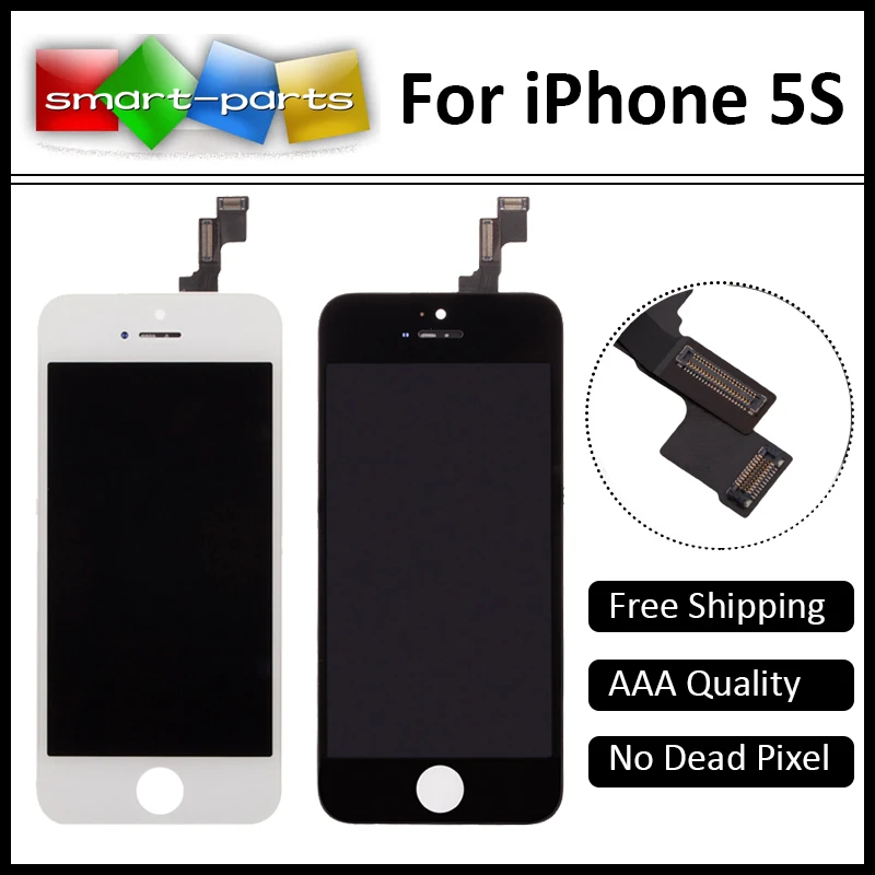 100 Foxconn Original For Iphone 5s Lcd Display Replacement Screen Digitizer Touch Screen Assembly Pantalla White Black Display Film Screen Shieldscreen Protector Full Body Aliexpress
