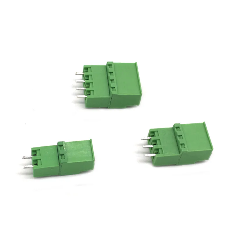 Шаг 3 81 мм вертикальный штырь 2P 3P 4P винтовой штекер PCB Клеммная колодка Разъем