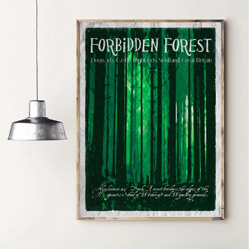 Harry Potter Places Travel Posters Wall Art Print
