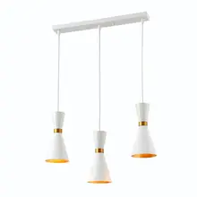 Nordic Minimalist Modern Pendant Lights Iron Retro Suspension Nordic Minimalist Modern Pendant Lights Iron Retro Suspension Luminaire Fixture E27 White Black Indoor Dining Room