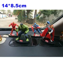 1 шт. 14*8,5 см автомобильный Противоскользящий коврик Волшебный нескользящий коврик автомобильный стикер тире коврик для панелей, на липкой основе коврик для телефона gps Pad U диск держатель ключа