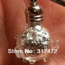 Свинья стеклянная бутылка флакон шарм пустой флакон Миниатюрные бутылочки