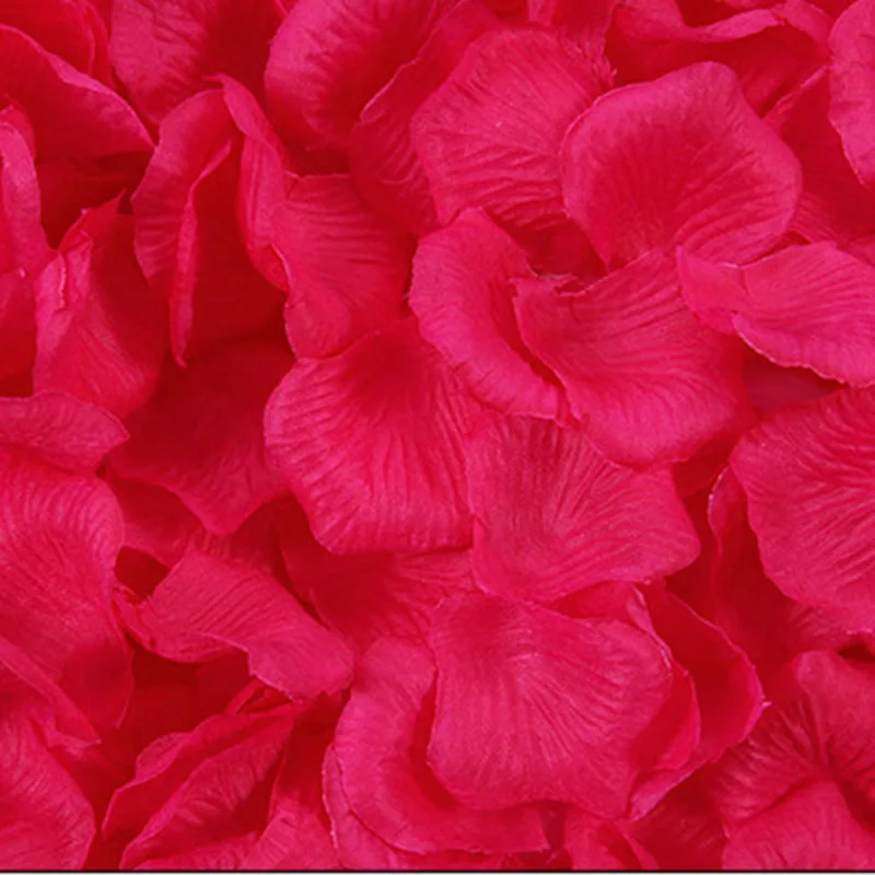 500 шт./лот шелковые искусственные лепестки роз розы Шелковые лепестки для метания дорожки Романтические свадебные украшения, аксессуары - Цвет: 5
