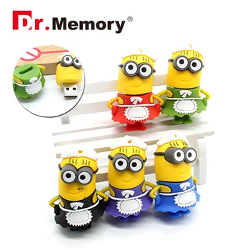 

Fashion Funny Minions USB 2.0 Flash Drive 32GB Cartoon Maid Pendrive 4GB 8GB 16GB 64GB USB Memory Stick Cute Pen Drives U Disk