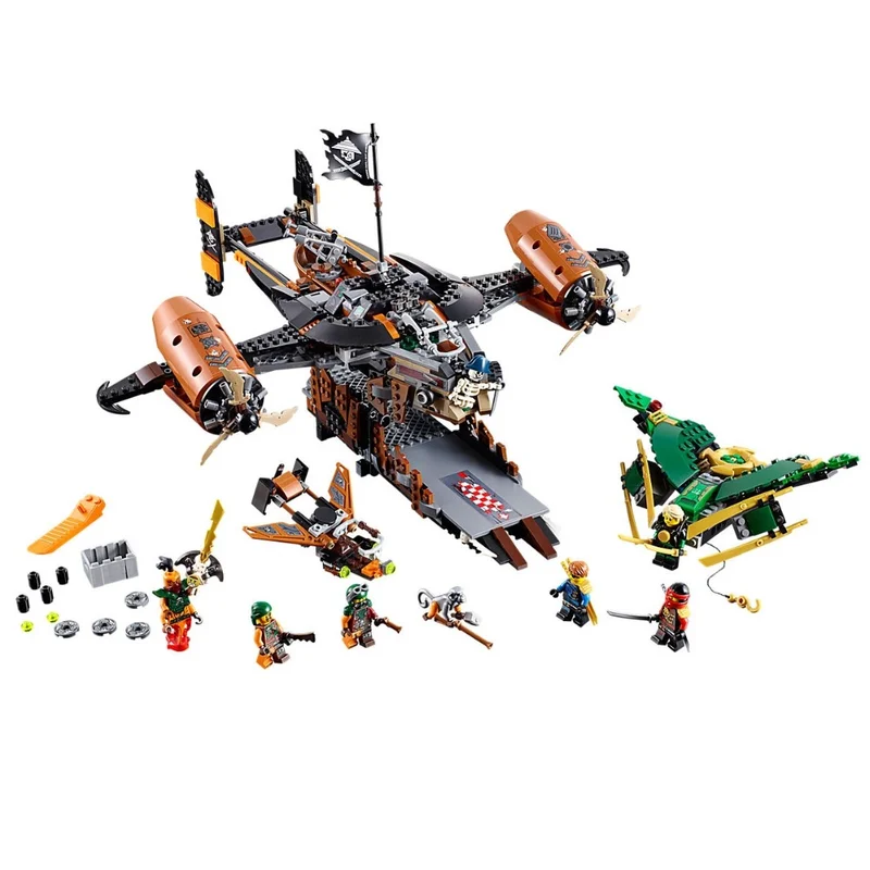 

Compatible Legoings Ninjagoed Kit 70605 757pcs Building Blocks toys for Childrens Bricks Model Boy Gift Misfortune's Keep