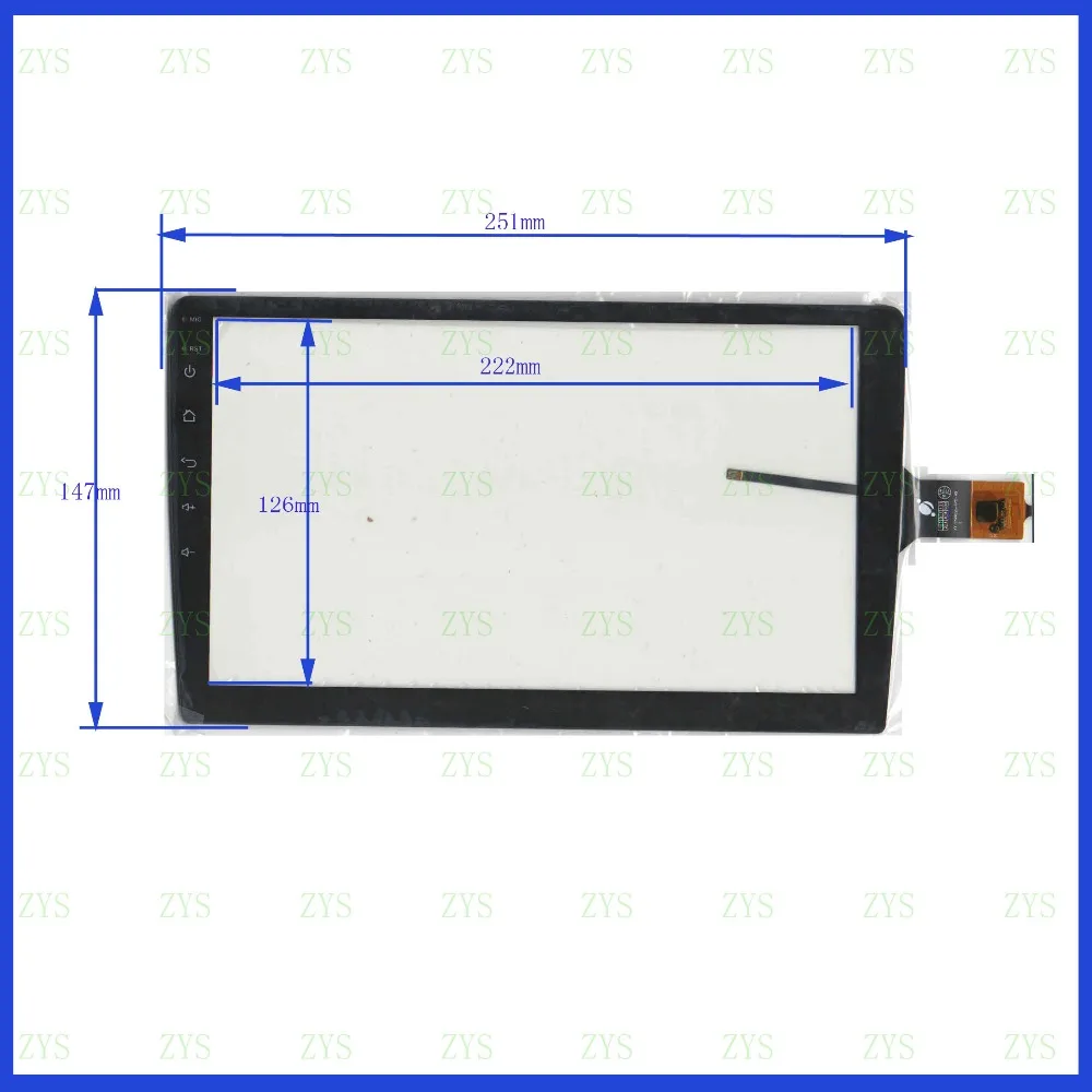 ZhiYuSun 251*147 мм 10,1 дюймов емкостный экран XY-PG9020-FPC-A5