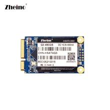 Zheino mSATA 480 ГБ SSD Q3 на жестком диске компьютеров, 3D TLC NAND флэш-память Внутренний твердотельный диск для портативных ПК рабочего стола сервера