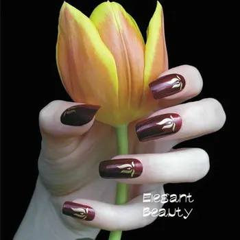 

wholesale new arrival 48 styles Nail Art beauty French tip hollow out print model nail stickers 200packs/lot free shipping