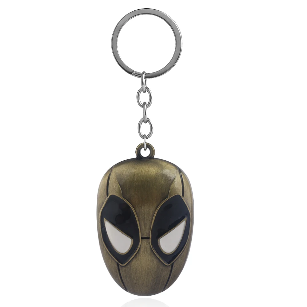Ретро Веном супергерой брелки винтажный Человек-паук далеко от дома костюм брелок для ключей с логотипом автомобиля для мужчин сувенирные украшения - Цвет: k304-1