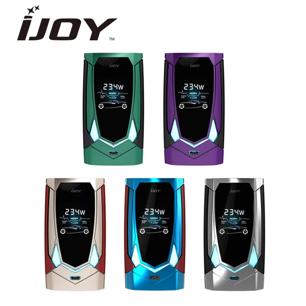 

Original IJOY Avenger 270 Box Mod 234W Voice Control Avenger TC Box MOD Powerful 234W Output for Ijoy Avenger Subohm Tank Vape