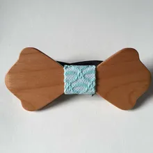 Ретро лук Галстуки дерево Винтаж личность борода деревянный галстук-бабочка Изделия из дерева полиэстер Волокно ткань украшения xk057