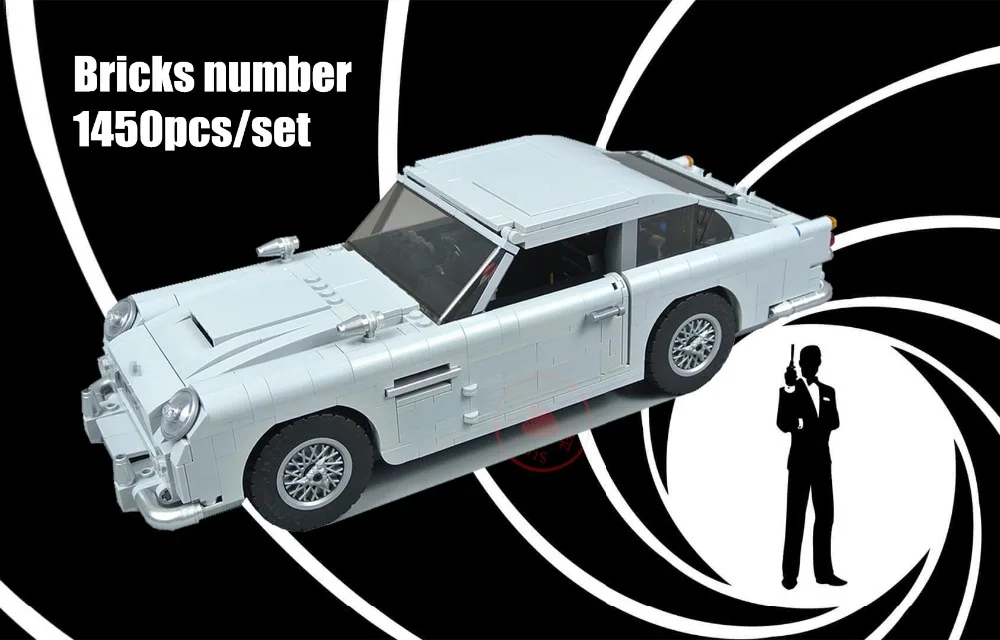 

NEW Technic Expert James Bond fit technic Creator Building Blocks Bricks DB5 Model kid diy toys Gift