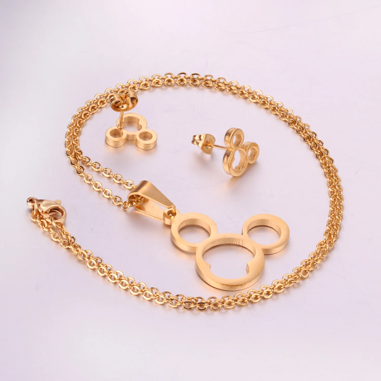 Комплект украшений LUXUKISSKIDS из нержавеющей стали набор свадебных для девочек и