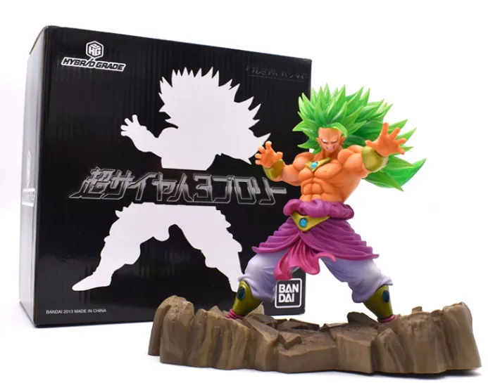 Dragon Ball Z Super Saiyan 3 Broli Brolly содержит основание ПВХ фигурка игрушка для коллекции - Цвет: With in Box